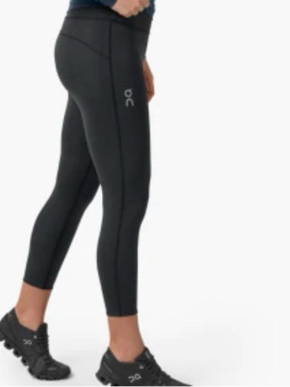 NWOT On Running  Tights 7/8 with Reflective Logo